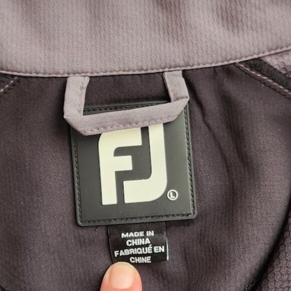 FJ Men's Golf 1/4 Zip Pullover Size Large - Picture 7 of 7